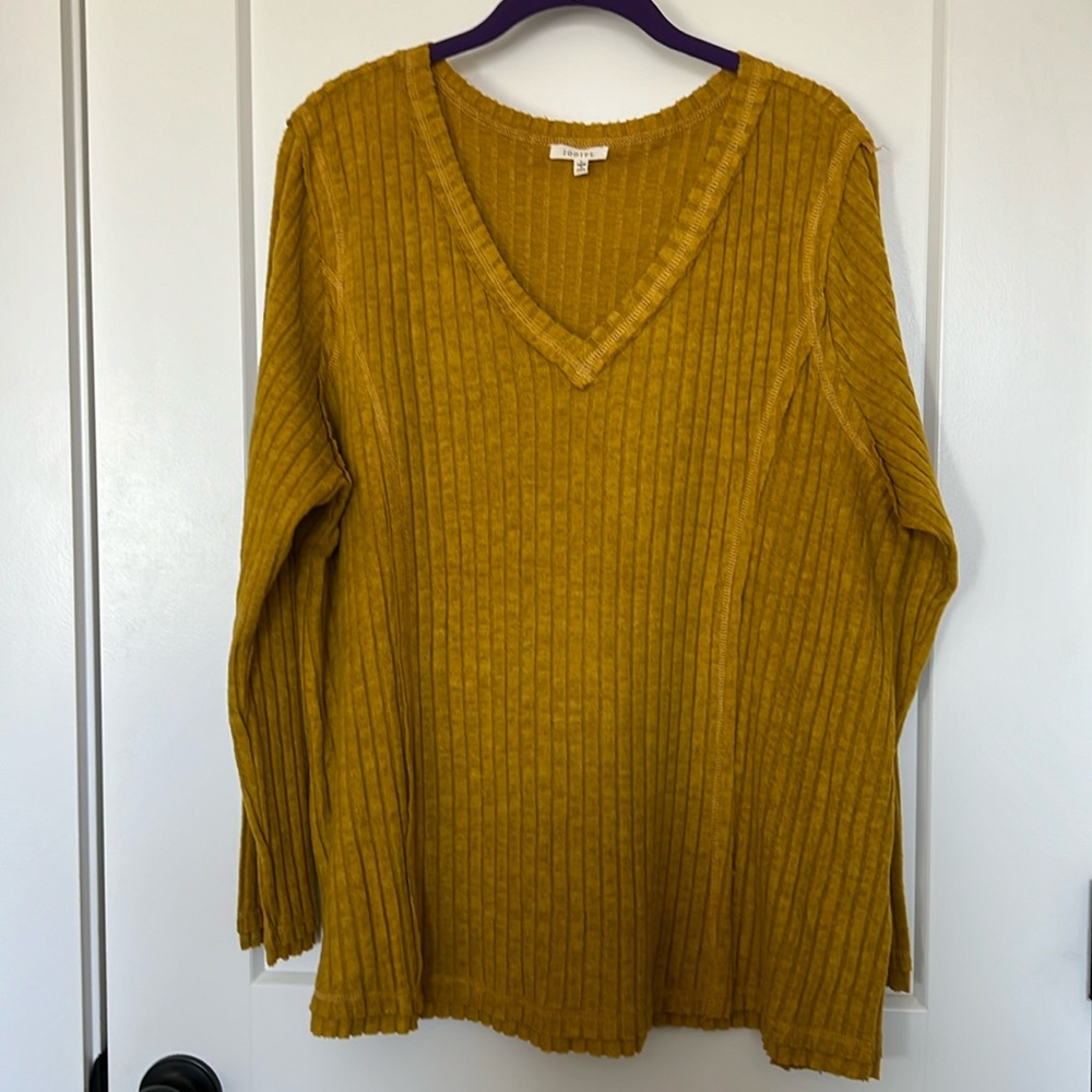 Large JODIFL Mustard Yellow Top